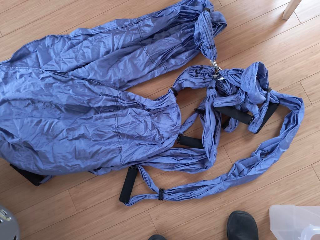 Aerial Yoga-hangmat Met Yogaframe 12 X 2,6 M, Paars Yogaschommel Air Flying Yogaschommel Hangmatschommel 250 Kg Max Draagvermogen Inclusief Yogasokken En Voetkussens Anti Zwaartekrachtoefeningen P 010835195621