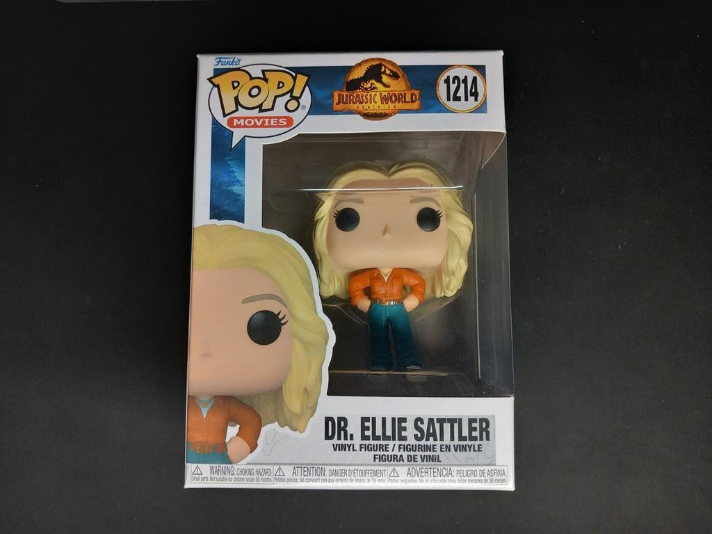 Funko Pop! Jurassic World Dr. Ellie Sattler 1214 Excellent, Verzamelen, Verzenden, Zo goed als nieuw