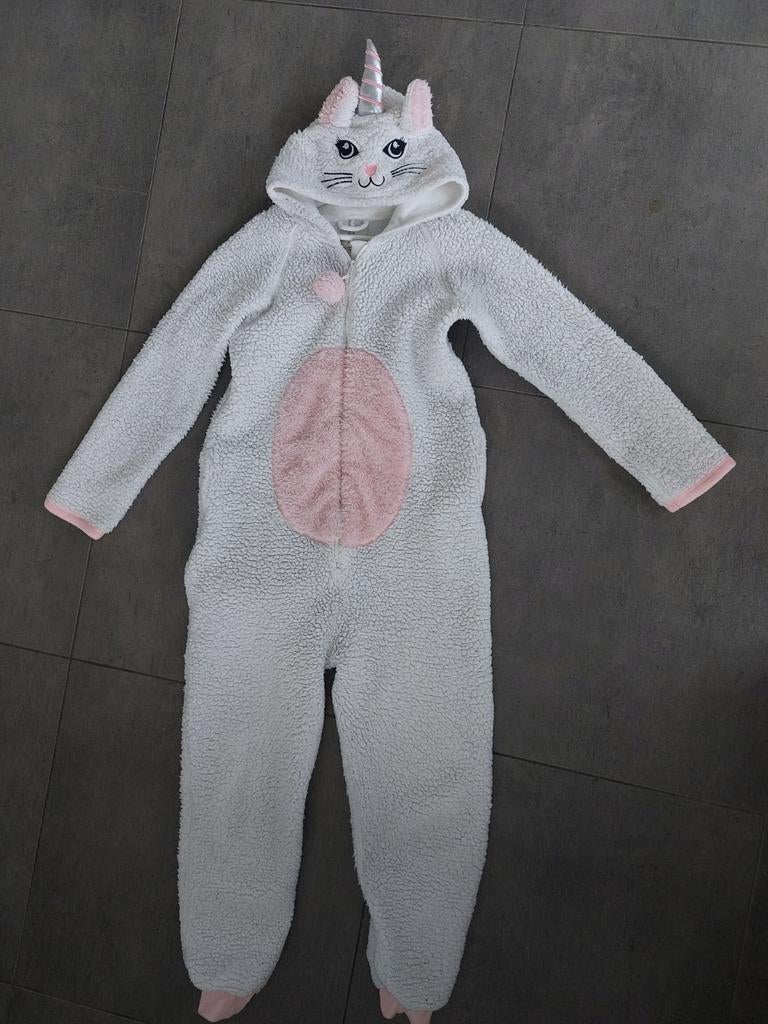 Wit/roze unicorn onesie maat S, carnaval?, Ophalen of Verzenden, Zo goed als nieuw, Carnaval