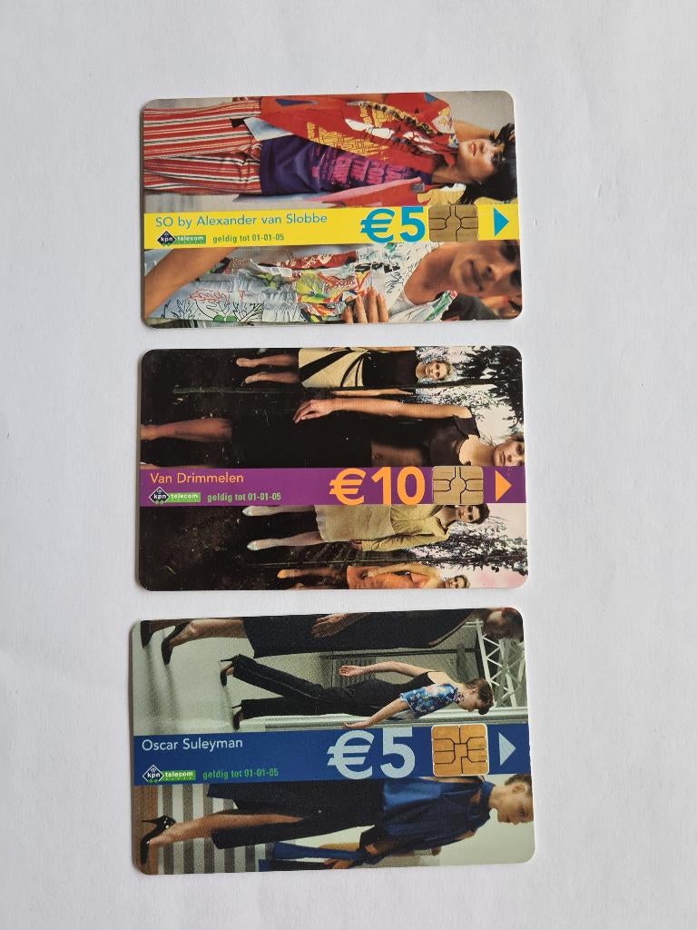 3438 kpn telefoonkaarten 3 stuks, Verzenden