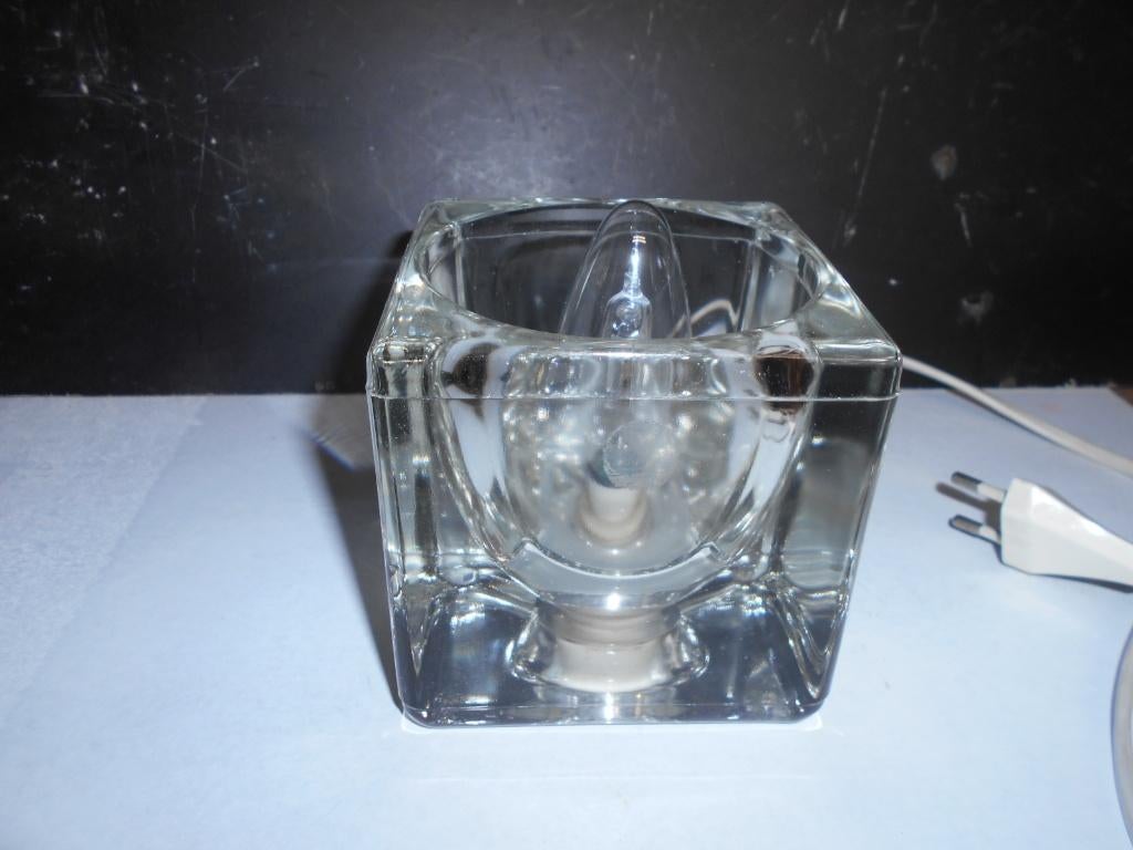 lamp PEILL & PUTZLER-ICE CUB  1973, Ophalen of Verzenden, Zo goed als nieuw, Glas, Minder dan 50 cm