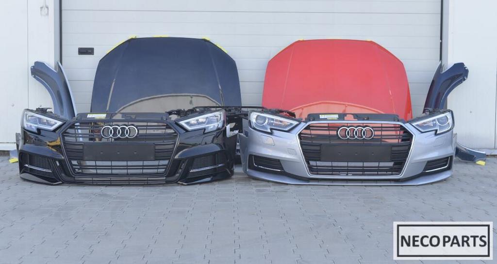 AUDI A3 8V VOORKOP COMPLEET ORGINEEL OP AANVRAAG, Ophalen of Verzenden, Gebruikt, Audi, Bumper