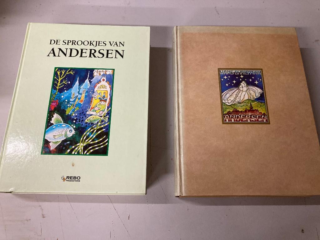 T.K. 2 Sprookjesboeken van Hans Christian Andersen zie lijst, Boeken, Sprookjes en Fabels, Gelezen, Ophalen of Verzenden