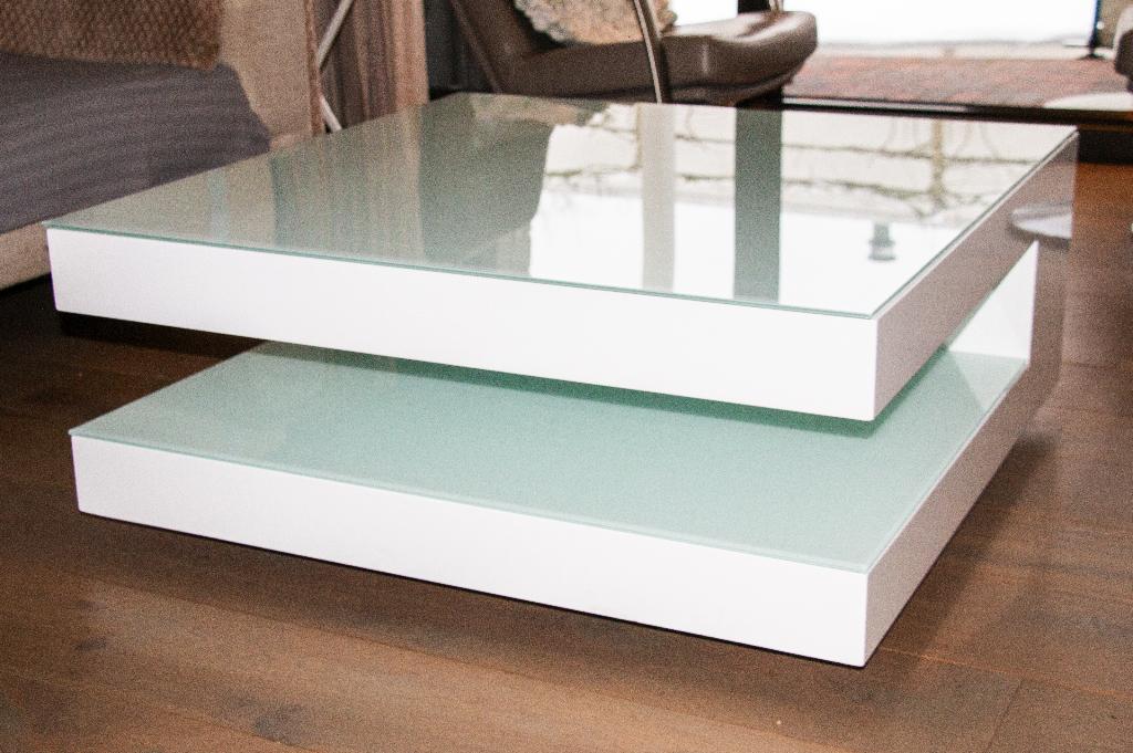 Salontafel Karat, Huis en Inrichting, Ophalen, Gebruikt, 100 tot 150 cm, Vierkant