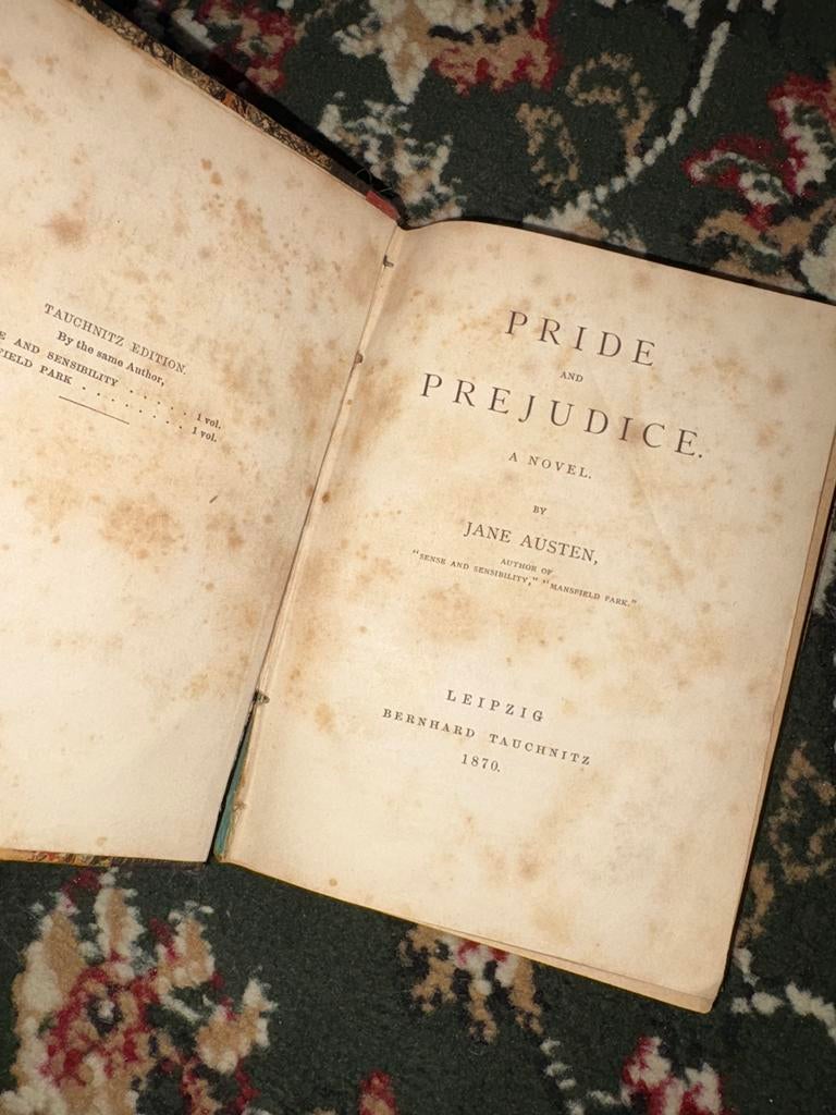 Pride and Prejudice, 1870, Tauchnitz Edition, Ophalen of Verzenden