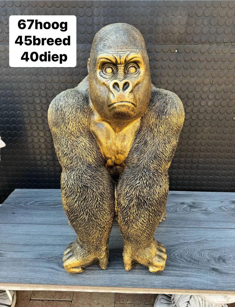 gorilla (groot model), Ophalen, Woondecoratie eindhoven, Nieuw, Woondecoratie eindhoven