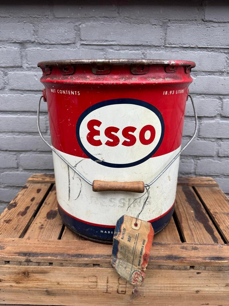 Vintage Esso Olie Emmer XL, Gebruikt, ., ., .