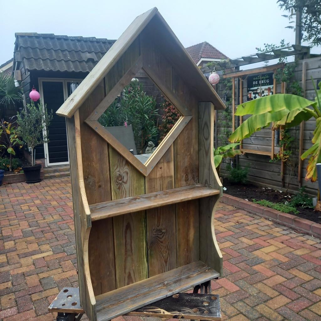 Schitterende schuttingdecoratie, Tuin en Terras, Ophalen, Nieuw, Hout