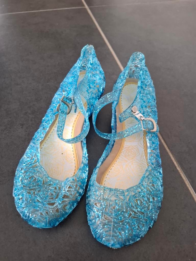 Blauwe Prinsessenschoenen - Maat 30, Kinderen en Baby's, Meisje, Ophalen of Verzenden, Onbekend, Gebruikt
