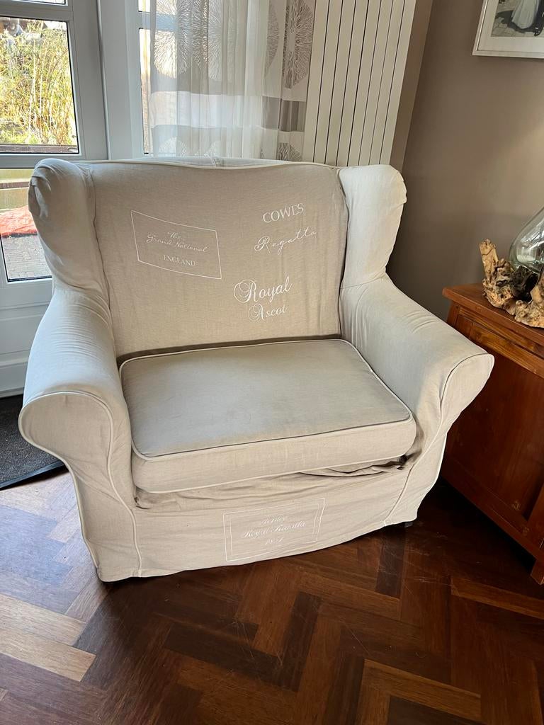 Riviera Maison Loveseat - Stijlvol en Comfortabel, Ophalen, Gebruikt, 75 tot 100 cm, 100 tot 125 cm