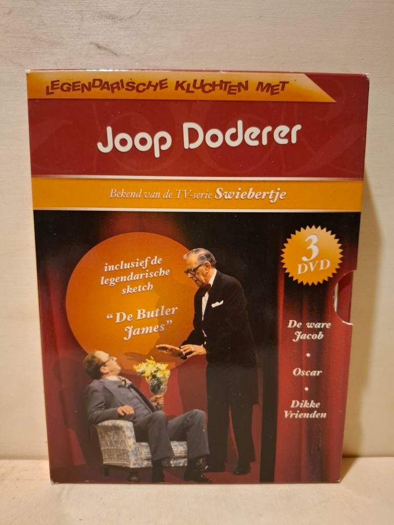 Joop Doderer - 3 Kluchten + Bonus Sketch - 3 DVD Box Set, Cd's en Dvd's, Alle leeftijden, Ophalen of Verzenden, Zo goed als nieuw