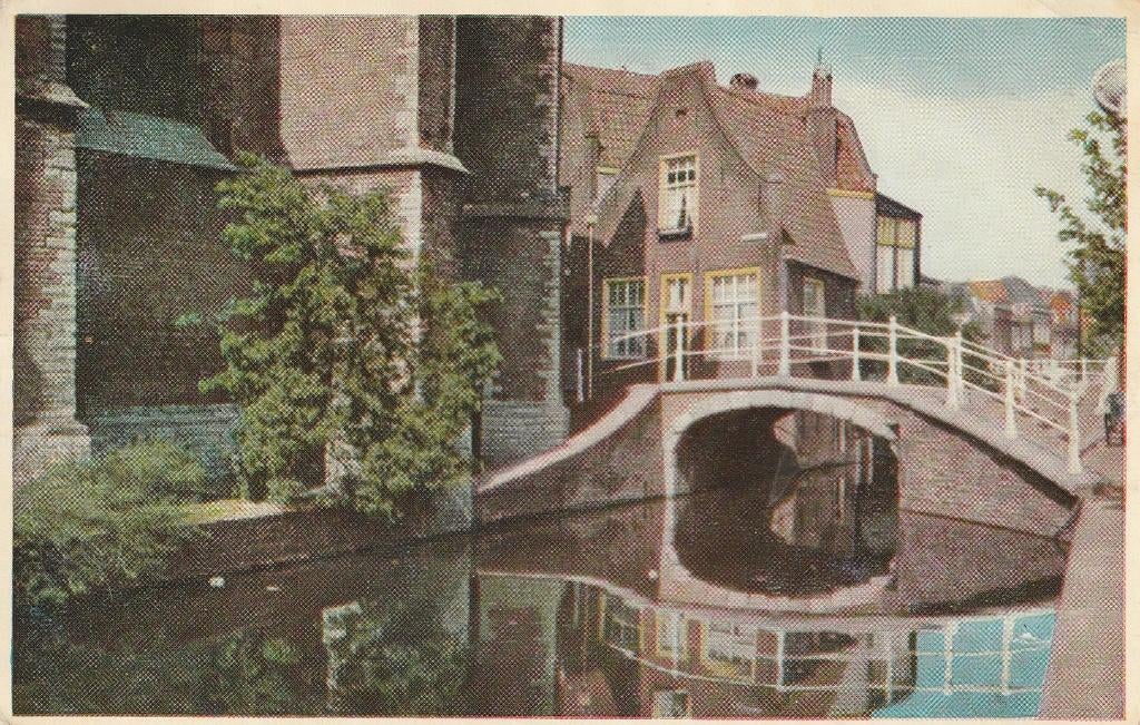 Delft, Ophalen of Verzenden, 1940 tot 1960, Gelopen, Zuid-Holland