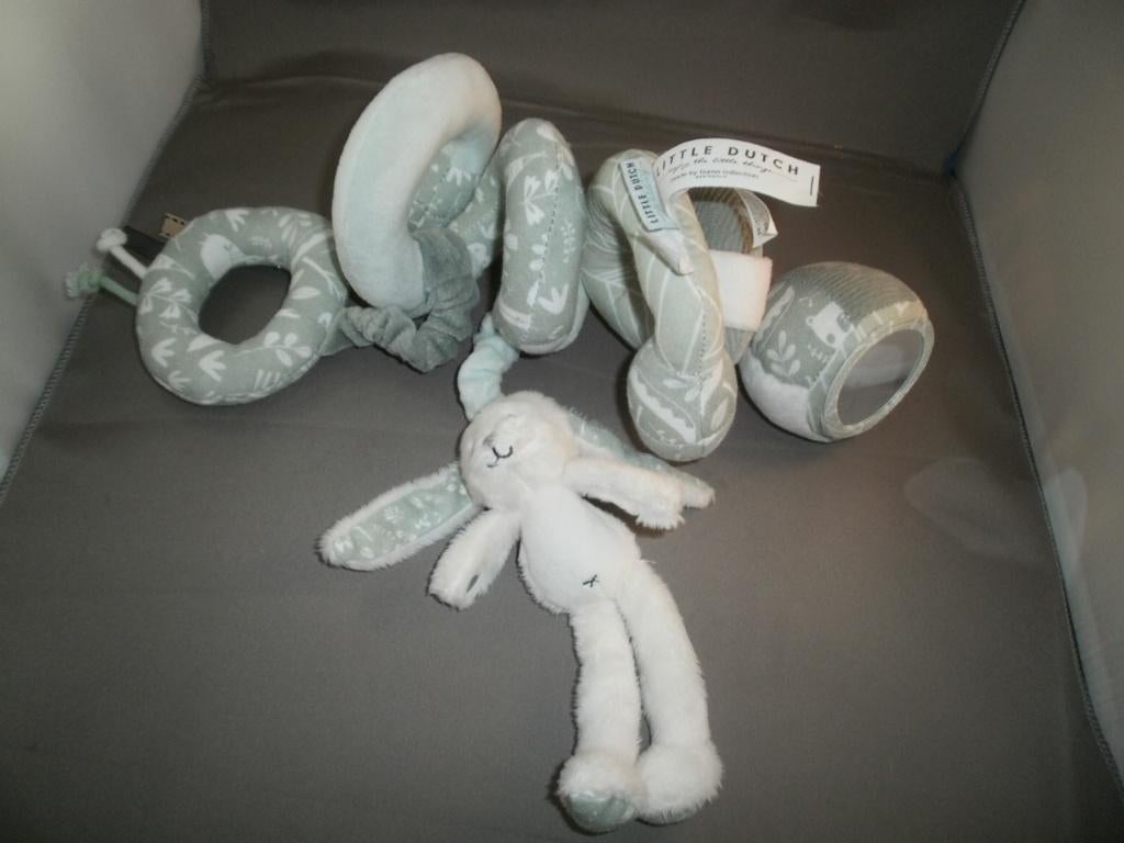 Tiamo little Dutch box mobiel/Maxi-Cosi adventure groen/wit, Ophalen of Verzenden, Zo goed als nieuw, Konijn