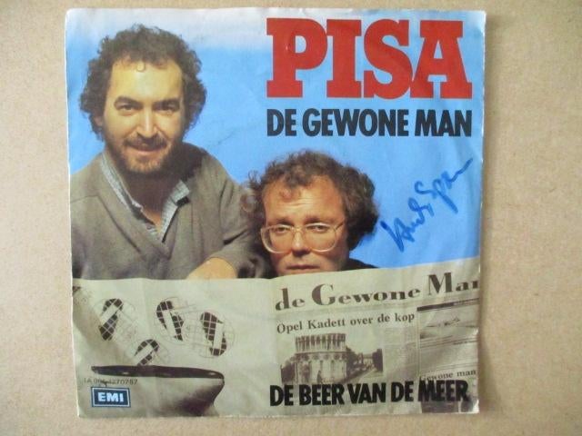 s0447 pisa - de gewone man, Cd's en Dvd's, Ophalen, Gebruikt, Overige genres, 7 inch