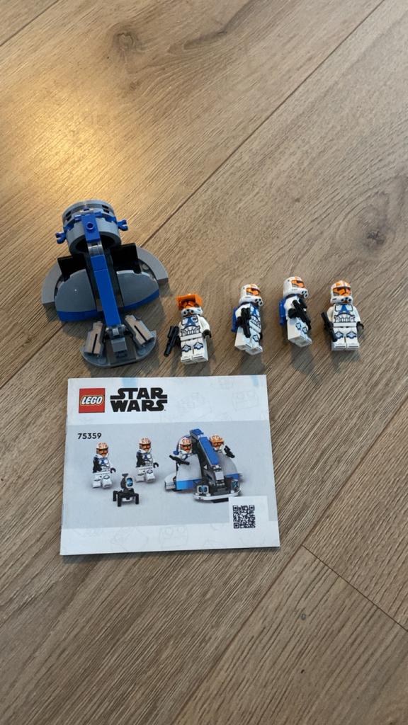 LEGO Star Wars 75359 332nd Ahsoka Clone Trooper Battle Pack, Ophalen of Verzenden, Zo goed als nieuw, Complete set, Lego
