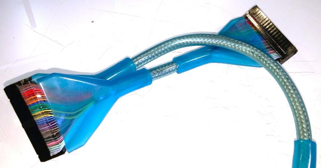 AC Ryan Floppy Disk Drive Roundcables Ronde Kabel 2xFDD IDE, Computers en Software, Vintage Computers, Ophalen of Verzenden, AC Ryan