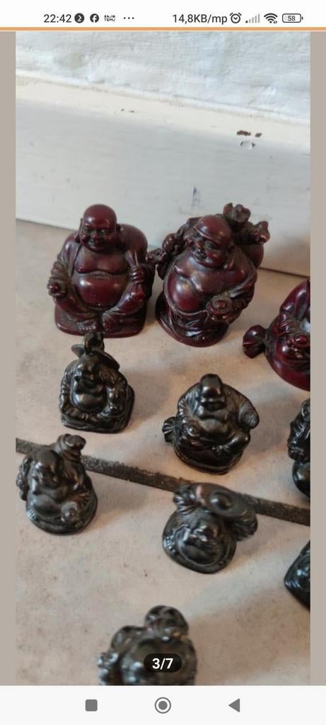 Miniatur Boeddha beltjes, Ophalen of Verzenden, Zo goed als nieuw