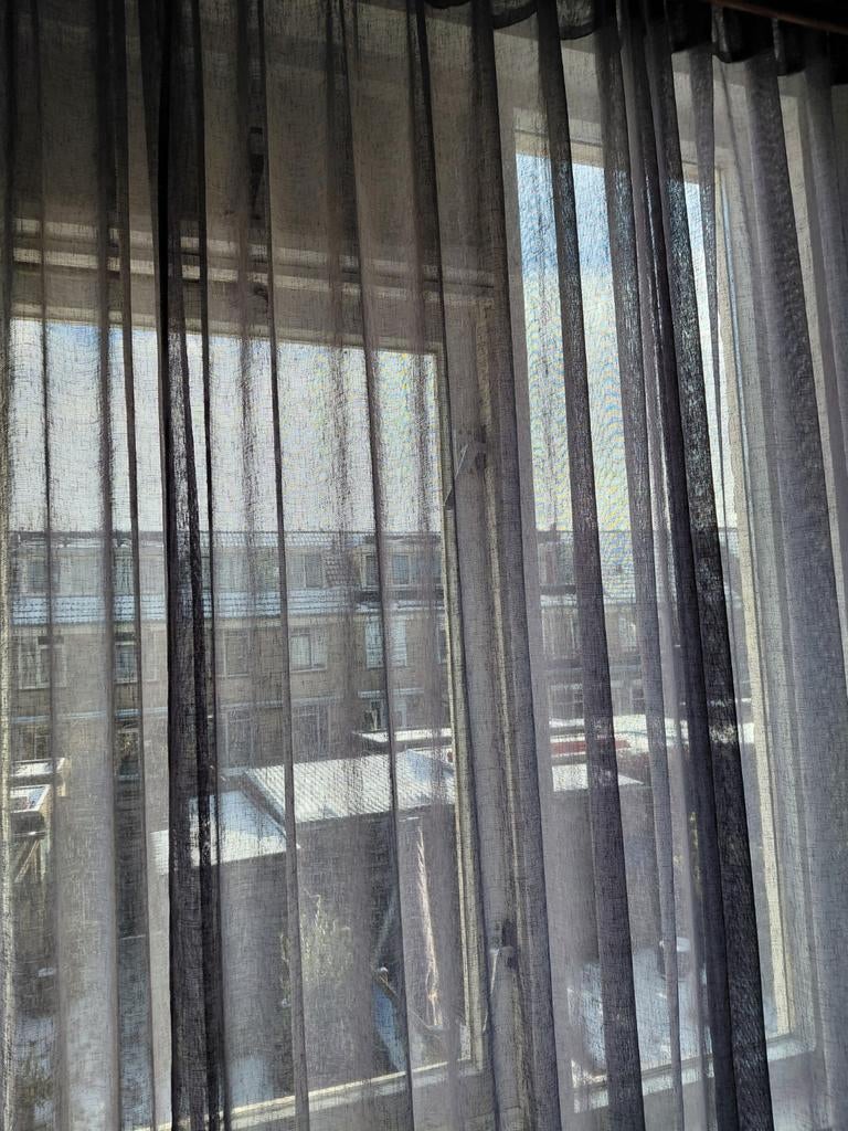 Diverse grijze gordijnen, vitrages en overgordijnen, Ophalen of Verzenden, 200 cm of meer