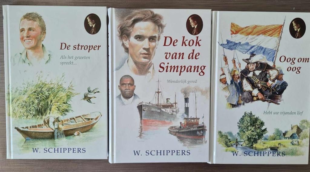 38 x W. Schippers -De vondeling- Geuzenjong -De insluiper, Boeken, Ophalen of Verzenden, Gelezen