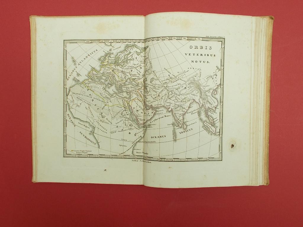 19e eeuwse Duitse schoolatlas Klassieke Wereld, Ophalen of Verzenden
