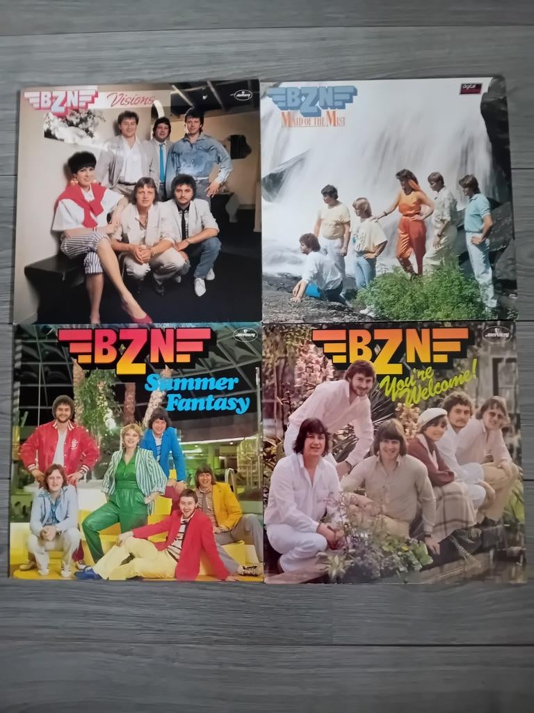 4 LP's van BZN - Diverse Albums, Cd's en Dvd's, Vinyl | Nederlandstalig, Gebruikt, 12 inch, Ophalen of Verzenden