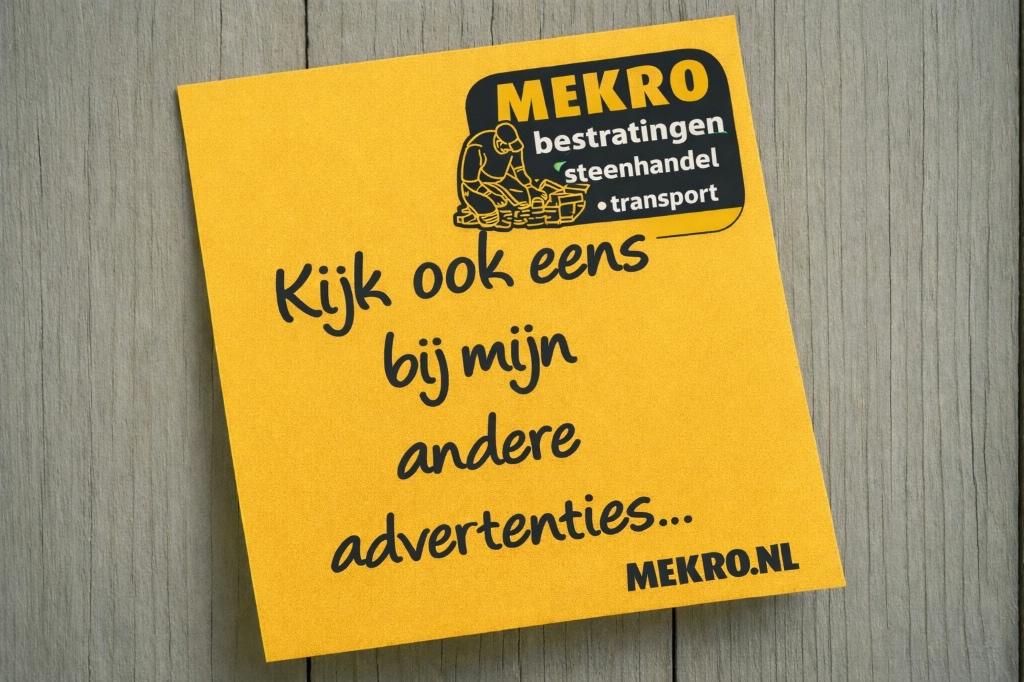 40m2 Dikformaat van der sanden nova machinaal, Overige materialen, Klinkers, Nieuw, Ophalen of Verzenden