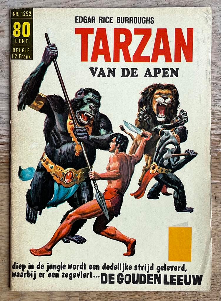 Classics Nederland #1252 + 53 Tarzan, de gouden leeuw, 1 & 2, Verzenden, Europa, Gelezen, Eén comic