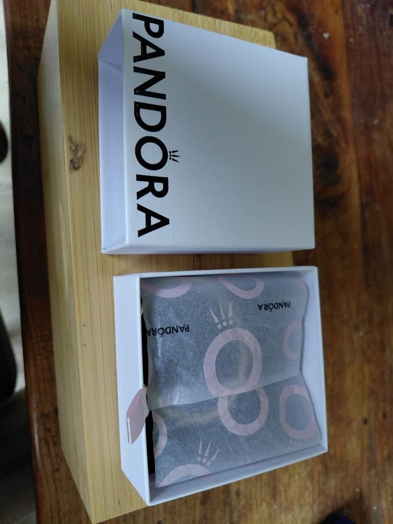 Pandora Armband met Strass, Ophalen of Verzenden, Zo goed als nieuw, Goud, Zilver