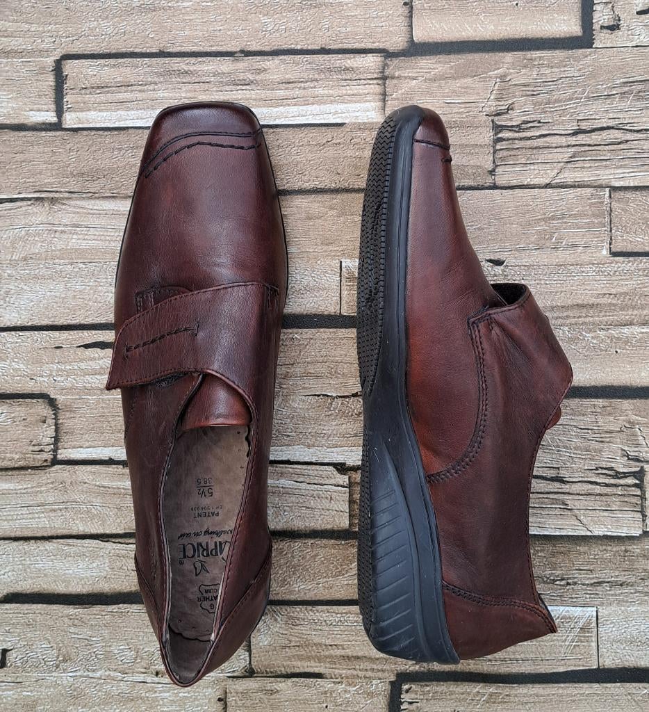 CAPRICE - Elegante Nieuwe Lederen Schoenen, maat 38,5, Kleding | Dames, Schoenen, Schoenen met lage hakken, Bruin, Verzenden, Nieuw