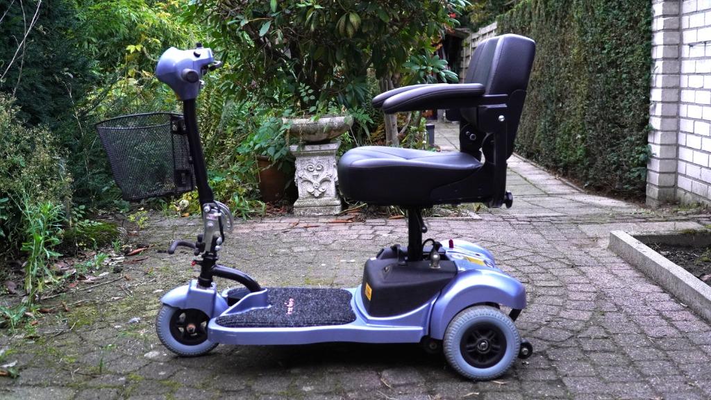 Opvouwbare Ouderen Scootmobiel Freerider Cat 3, Ophalen, 10 km/u of minder, Gebruikt, Mango