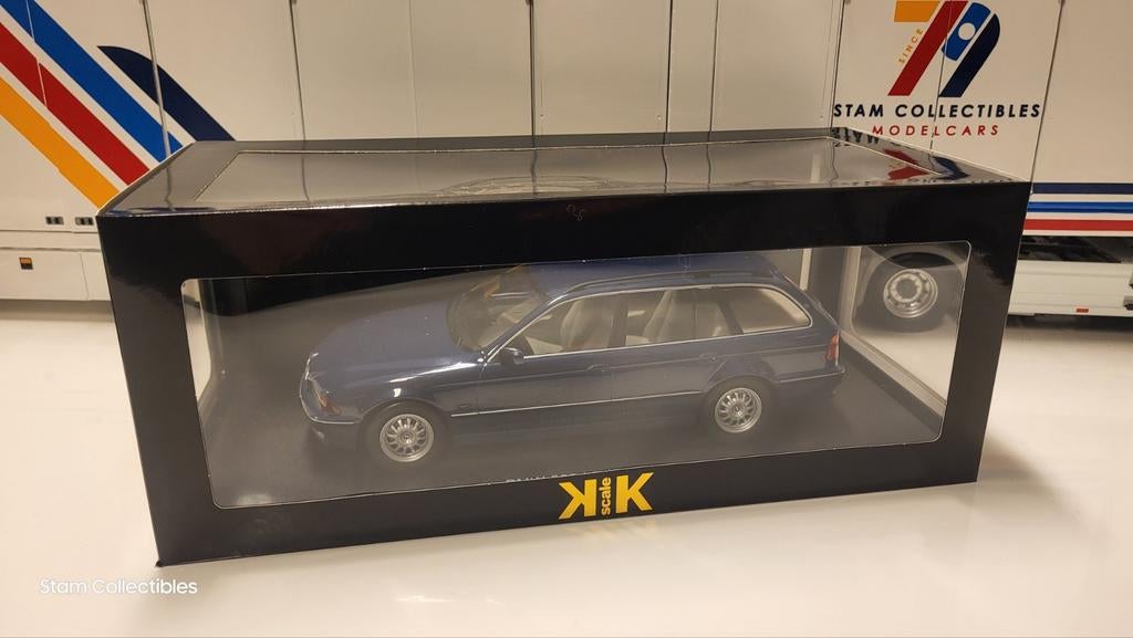 KK Scale Models BMW E39 530d Touring Blue, Overige merken, Auto, Nieuw, Ophalen of Verzenden