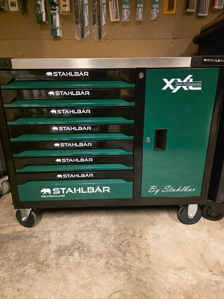 Stahlbar Gereedschapswagen 6 Lades Gevuld, Ophalen