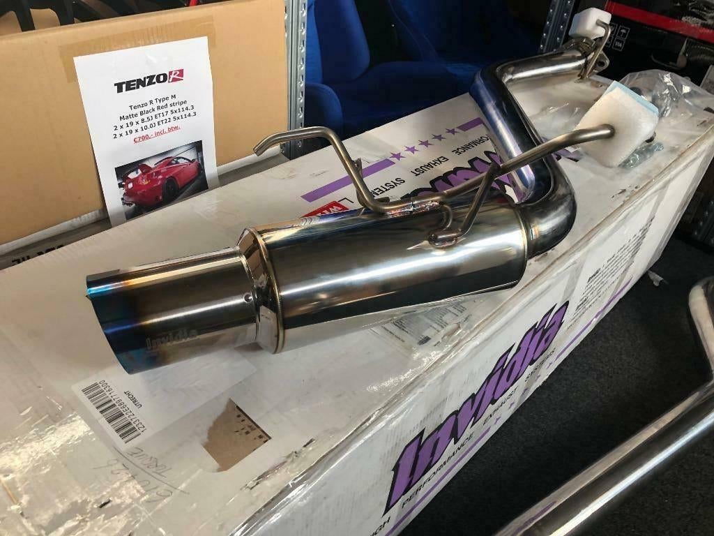 Invidia N1 Single Tit. Tip catback uitlaat - Impreza 08-14, Ophalen of Verzenden