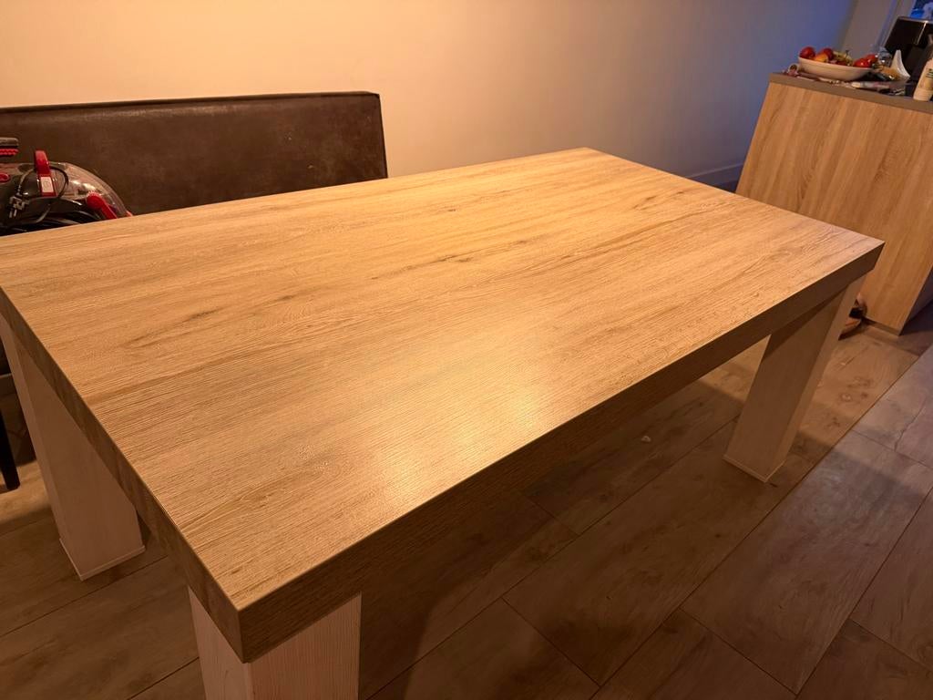 Mooie Rechthoekige Eettafel 180x100 cm, Huis en Inrichting, Tafels | Eettafels, Ophalen, Gebruikt, 100 tot 150 cm, 150 tot 200 cm