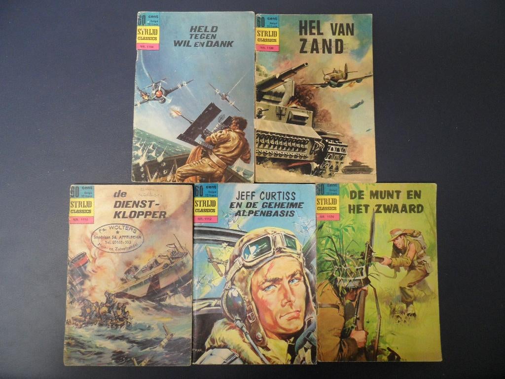 Strijd Classics. Oorlog kleine boekjes., Boeken, Stripboeken, Meerdere stripboeken, Ophalen of Verzenden, Gelezen