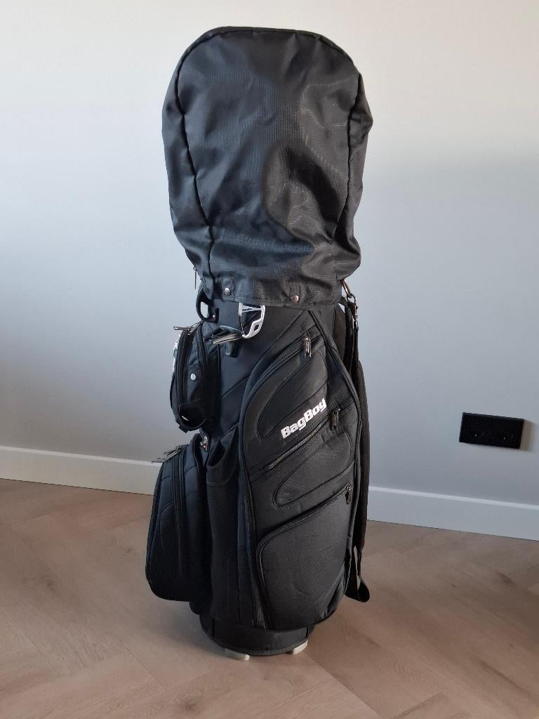 BagBoy Revolver Golf tas + BagBoy trolley, Sport en Fitness, Golf, Ophalen, Zo goed als nieuw, Tas, Overige merken