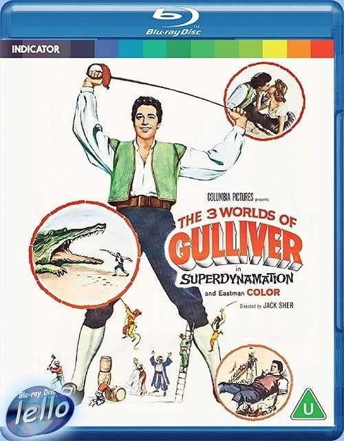 Blu-ray: The 3 Worlds of Gulliver (1960 Kerwin Mathews) UKNN, Ophalen of Verzenden, Nieuw in verpakking, Avontuur