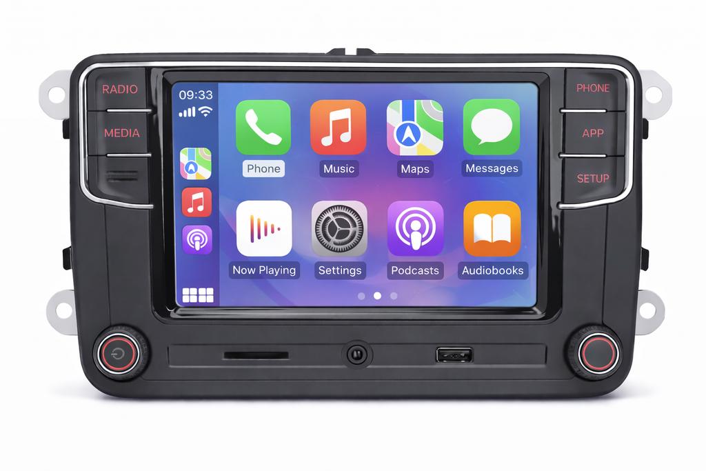 Volkswagen RCD 330 CarPlay autoradio, Auto diversen, Ophalen of Verzenden, Gebruikt