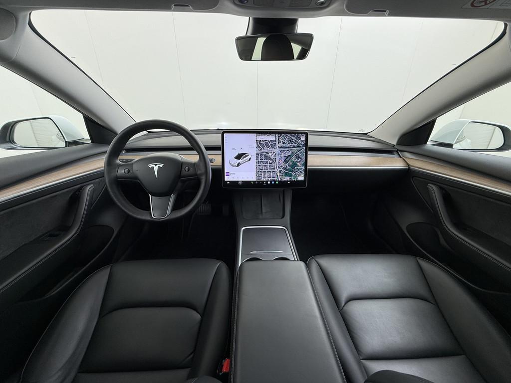 Tesla Model 3 Long Range AWD 75kWh FACELIFT Trekhaak Warmtep, Automaat, Gebruikt, Zwart, 462 pk