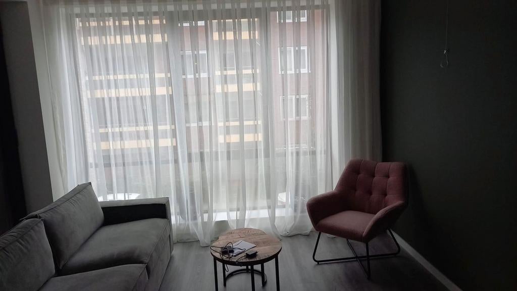 Vitrage nieuw linnenlook 155x270, Ophalen of Verzenden, Nieuw, 200 cm of meer, 200 cm of meer