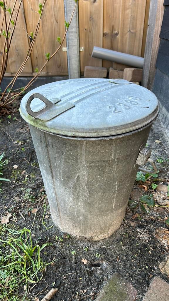 Vuilnisbak zink, Tuin en Terras, Ophalen, Gebruikt