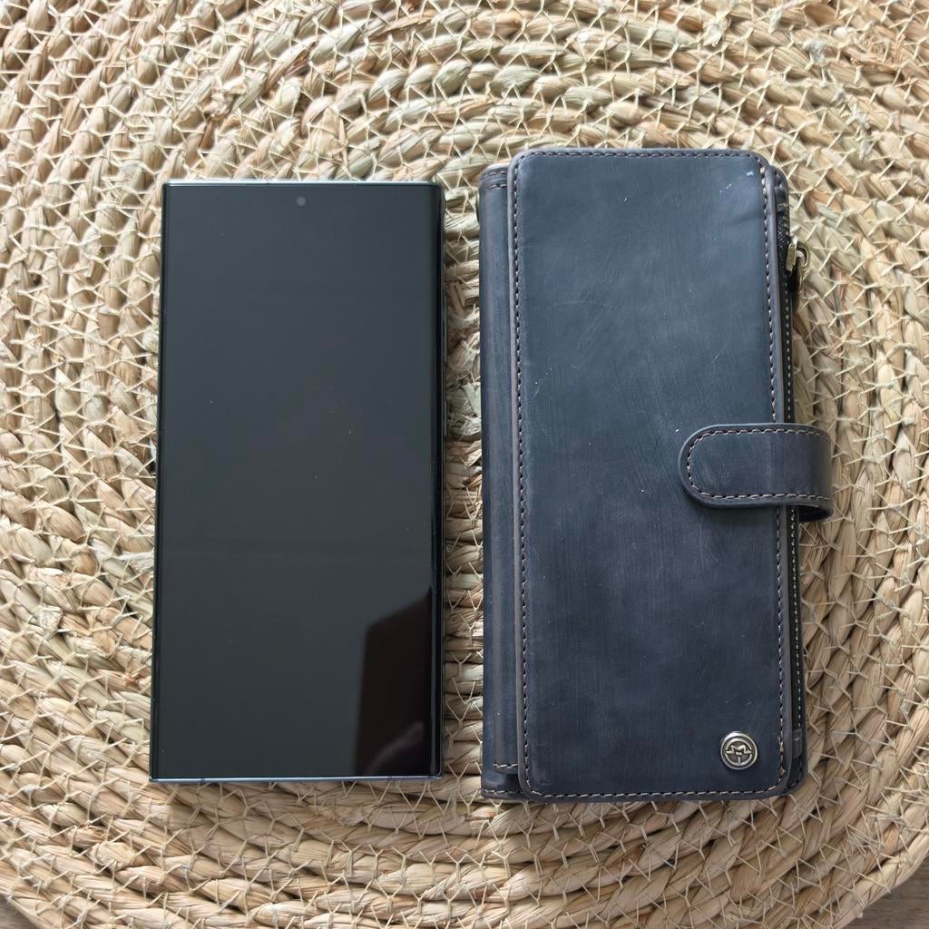 Samsung Galaxy S23 Ultra. Kleur donker groen /grijs., Telecommunicatie, Mobiele telefoons | Hoesjes en Frontjes | Samsung, Ophalen of Verzenden