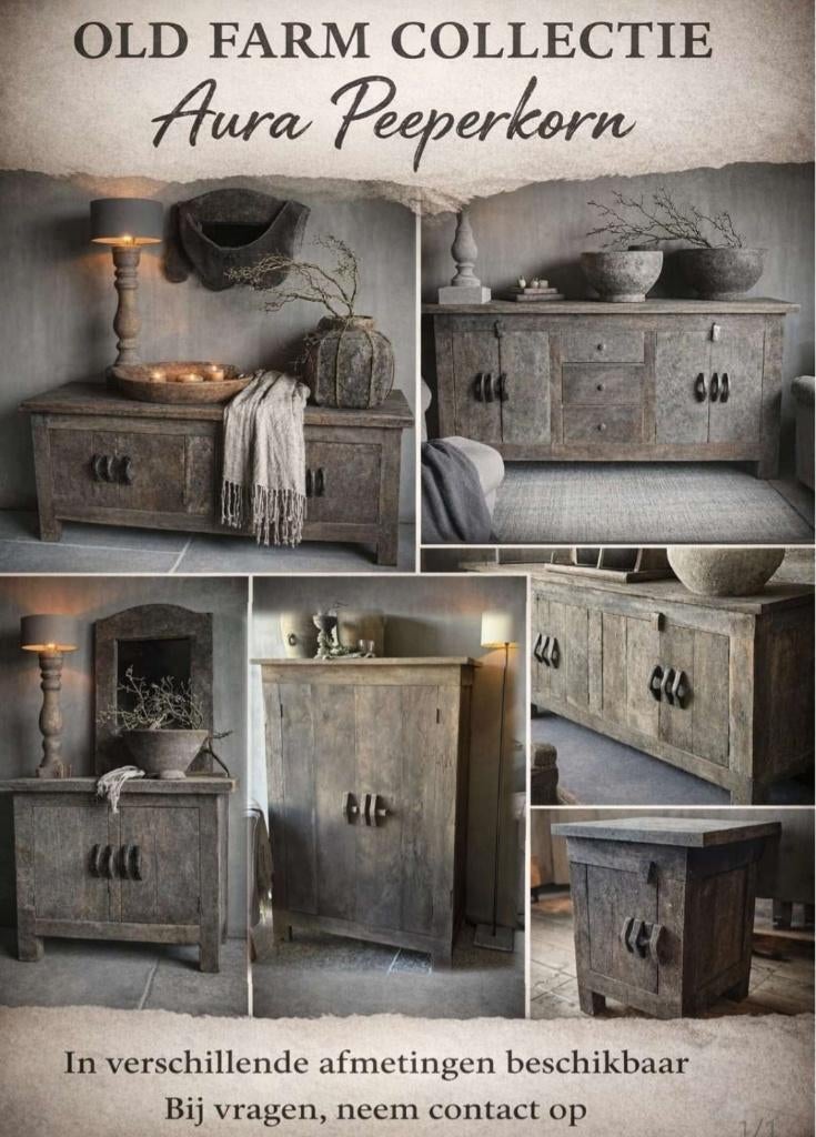 Aura Peeperkorn Old Farm Collectie kasten, dressoirs, Ophalen, ., Nieuw, Aura peeperkorn
