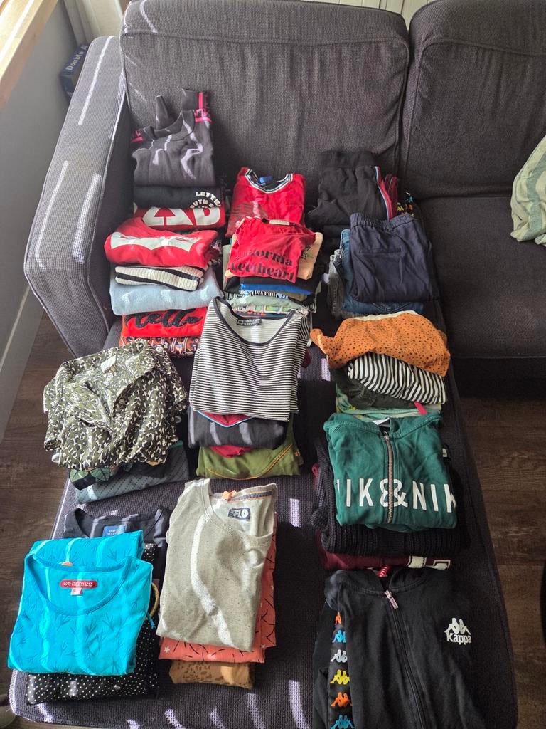 Groot kledingpakket meisjes maat 146/152, Ophalen of Verzenden, Zo goed als nieuw, Meisje, Setje