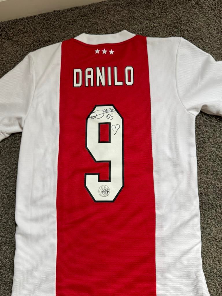 Ajax Shirt met handtekening van Danilo 2022, Ophalen of Verzenden, Zo goed als nieuw, Ajax, Shirt