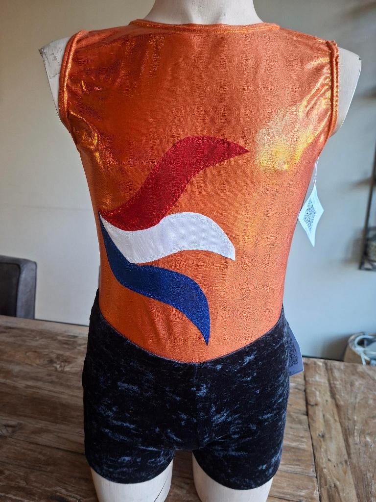 Turnpakje maat 164, Nieuw, Oranje, Ophalen of Verzenden, Turnpak(je)