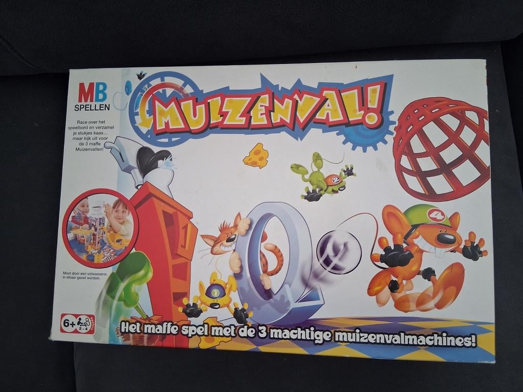 Muizenval, Drie of vier spelers, Ophalen of Verzenden, Gebruikt, MB Spellen