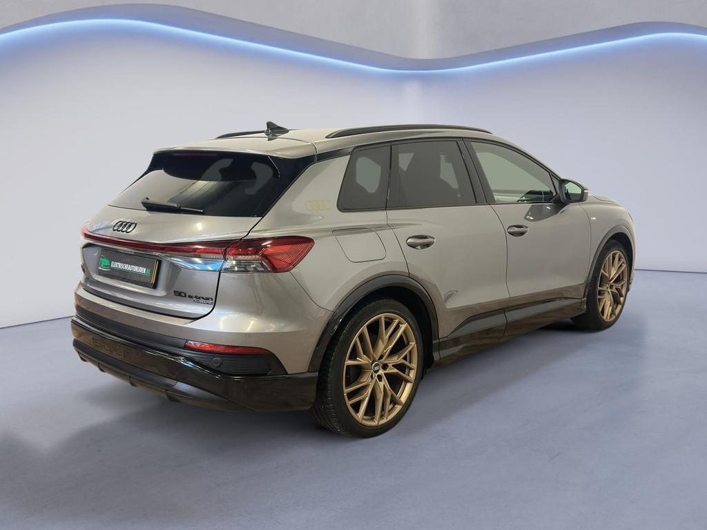 Audi Q4 e-tron 50 quattro Launch S-Line |edition Advanced 77, Auto's, Zwart, Leder, Adaptive Cruise Control, 1283 min