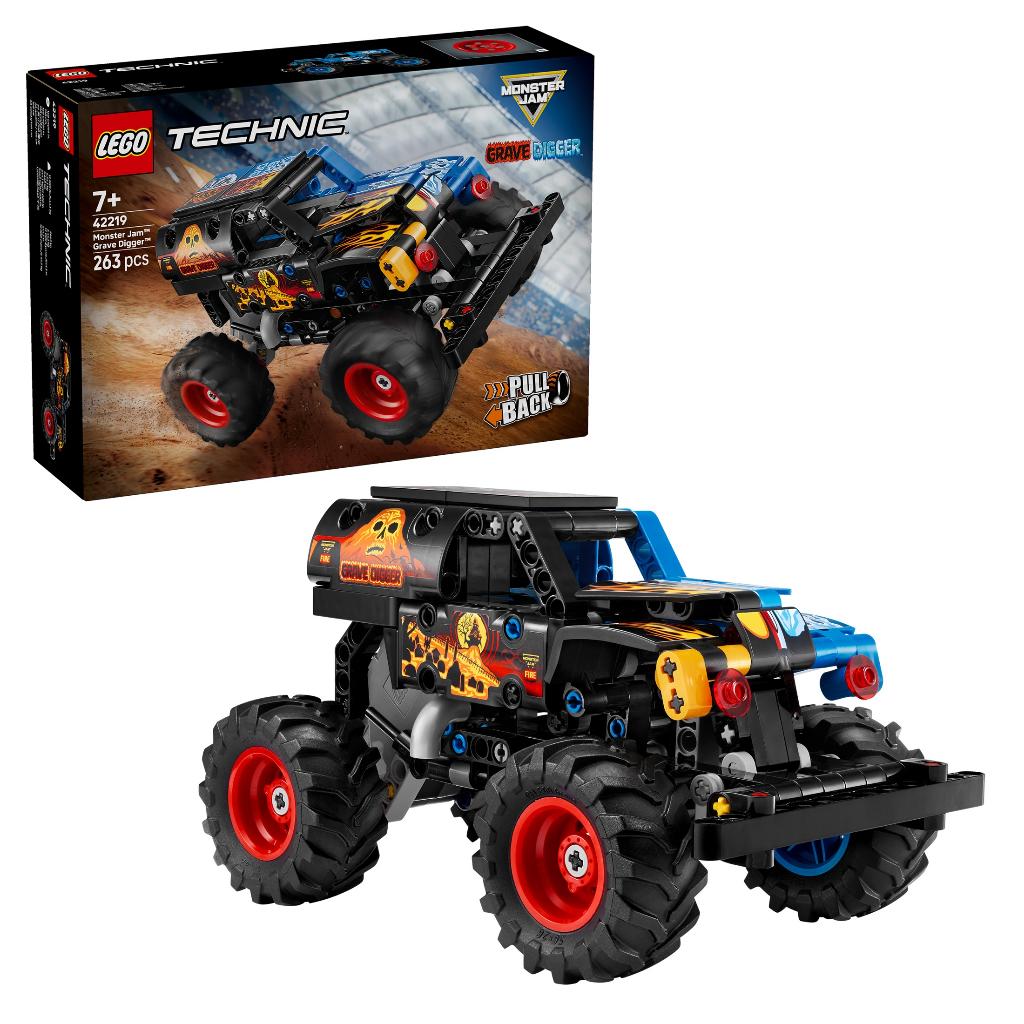 LEGO Technic 42219 onster Jam Grave Digger 263 delig, Kinderen en Baby's, Speelgoed | Duplo en Lego, Nieuw, Lego, Complete set