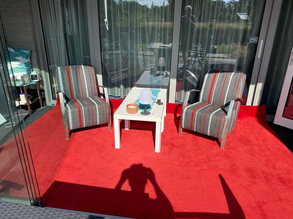 2 nette fauteuils, goede staat, gratis af te halen, Huis en Inrichting, Fauteuils, Ophalen
